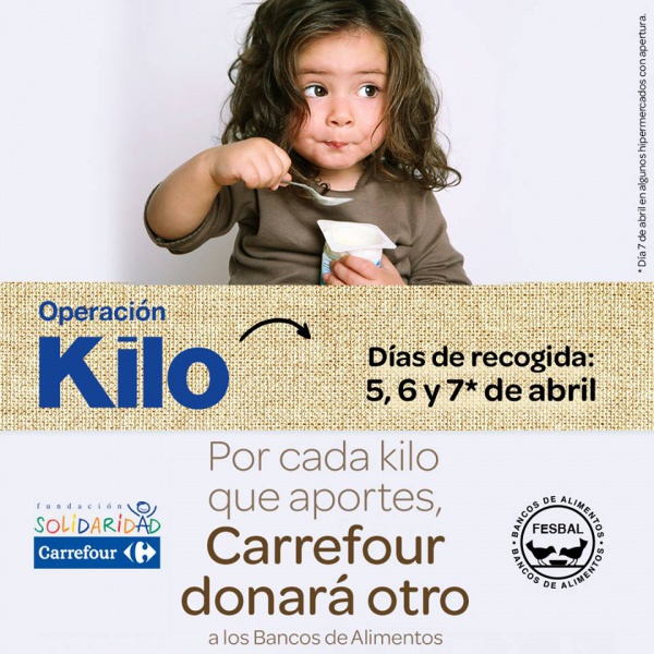 Operación Kilo, este fin de semana en los centros Carrefour hiper