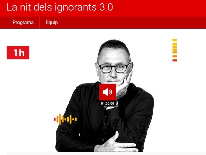 “La Nit dels Ignorants” de Catalunya Ràdio amb el Banc dels Aliments